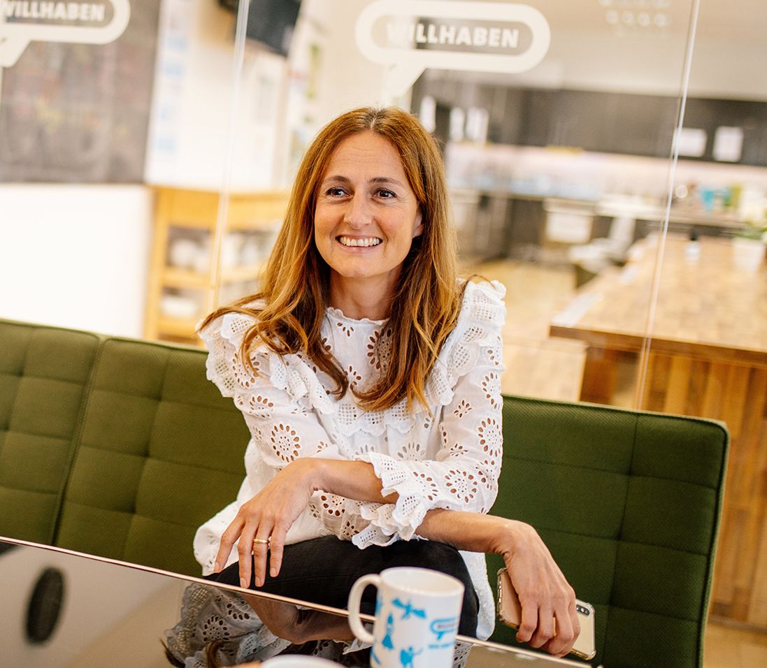 willhaben CEO Sylvia Dellantonio in the willhaben office