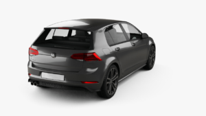 Auto seitlich von hinten