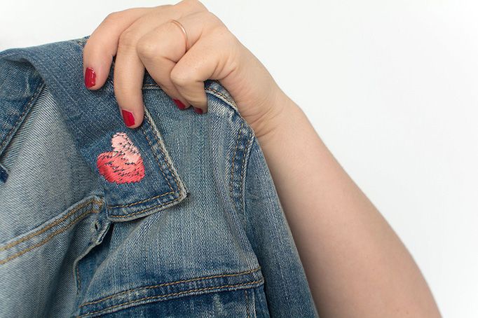 Stickerei Upcycling Inspiration