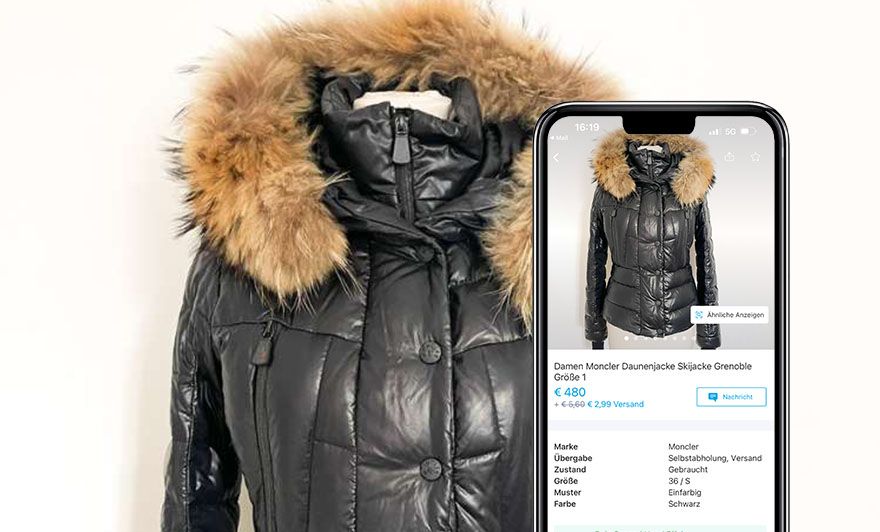 Damen Moncler Daunenjacke Modell „Grenoble“