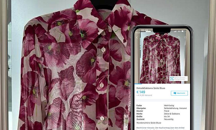 Blumenbluse