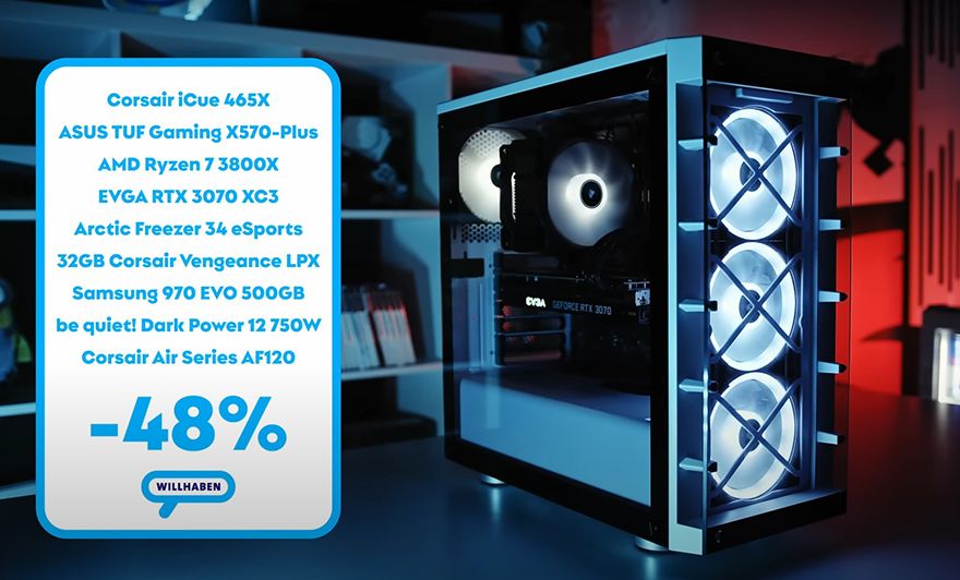 Manuels PC bei der Willhaben Building Challenge
