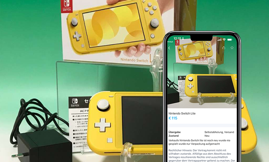 Nintendo Switch in Gelb