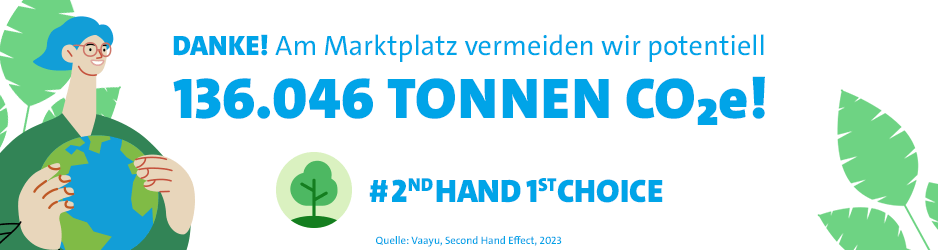 Danke! Am Marktplatz vermeiden wir potentiell 136.046 Tonnen CO2e!